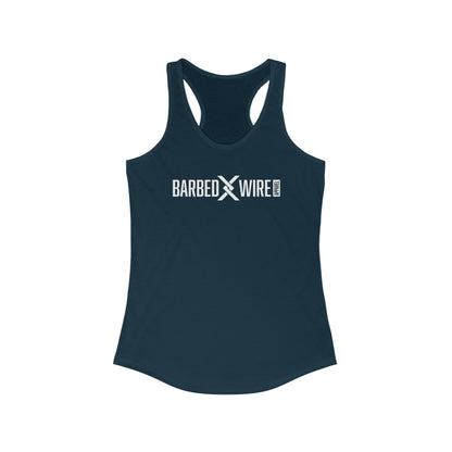 Barbed Wire Apparel Graphic Ladies Racerback Tank Top